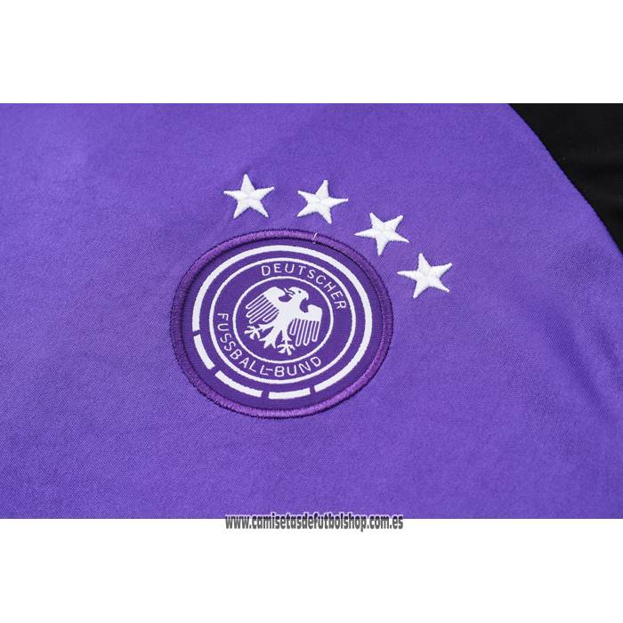 Chandal del Alemania 24-25 Manga Corta Purpura - Pantalon Corto